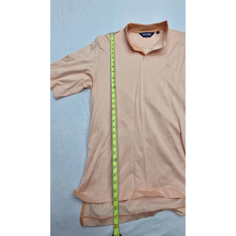 Polo Golf Ralph Lauren Men's Peach 100% Pima Cotton Polo Size Large